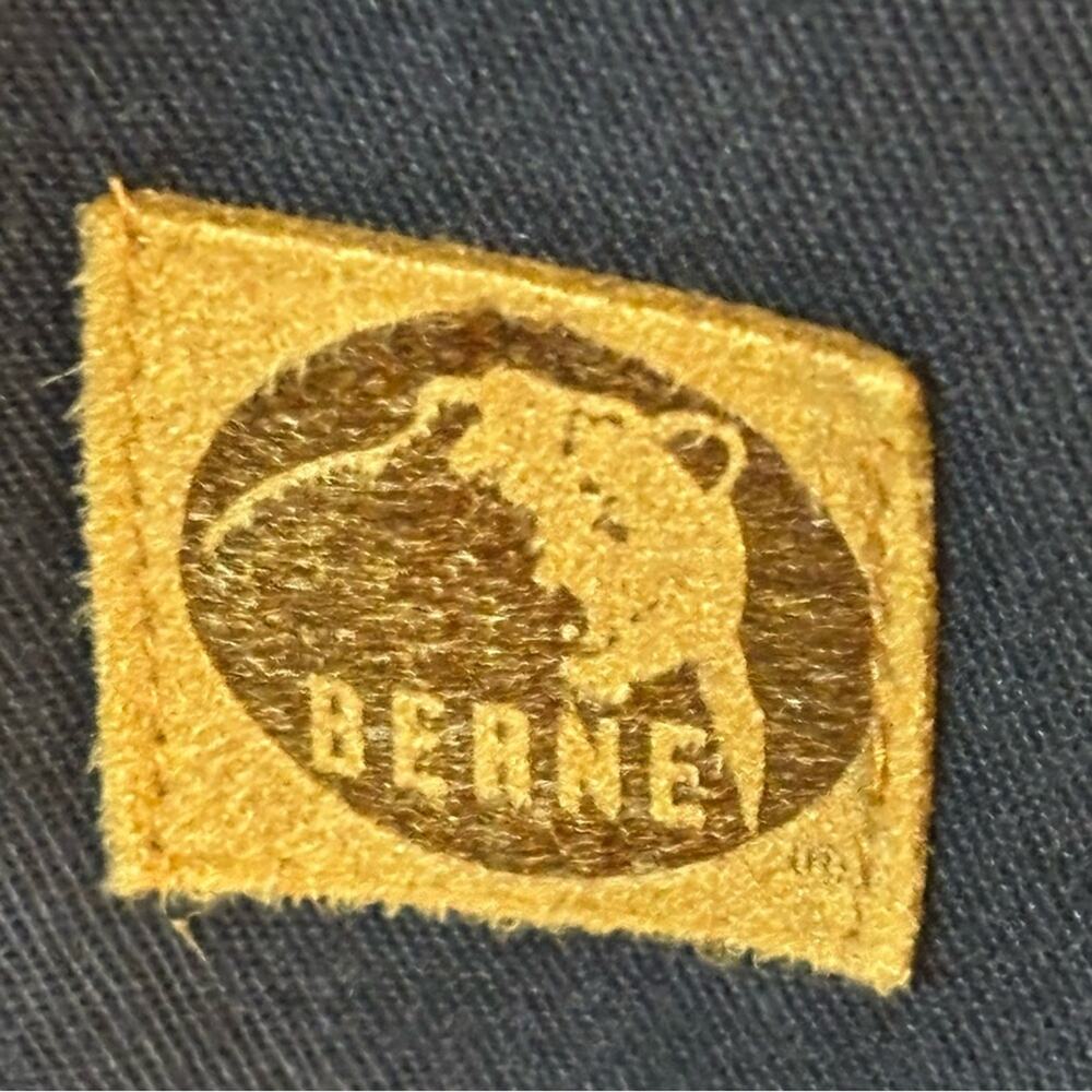 Vintage Berne Winter Insulated Duck Coveralls Navy Blue Workwear Large - Picture 2 of 15
